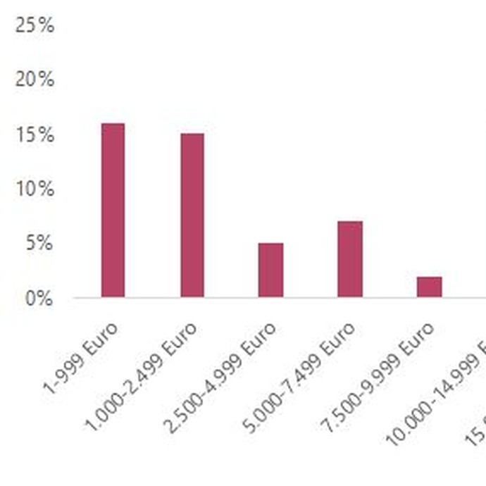 Grafik: jährlicher Sonderausstellungsetat (vergrößerte Bildansicht wird geöffnet)